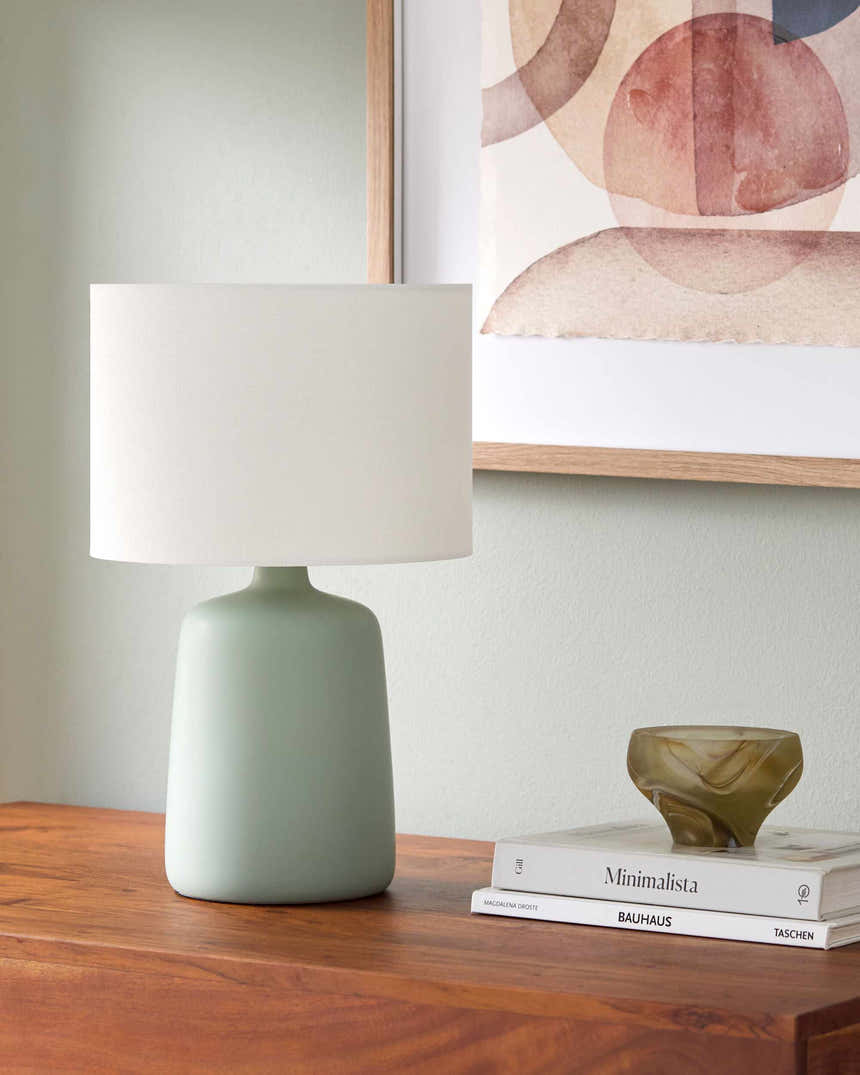Rolleville Lime Green Table Lamp