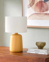 Rolleville Yellow Table Lamp