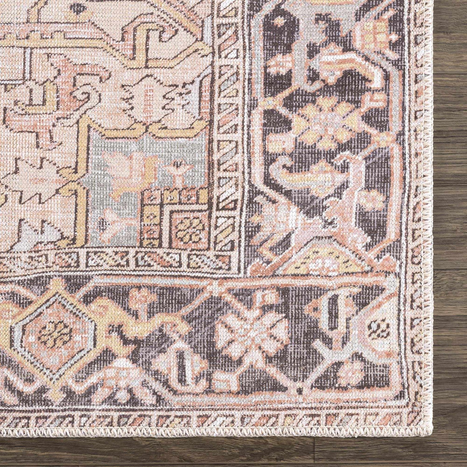 Sample Nadia Dust Pink Area Rug - Clearance