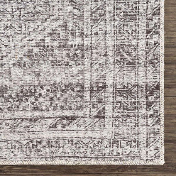 Sample Nadie Blue Gray Medallion Area Rug