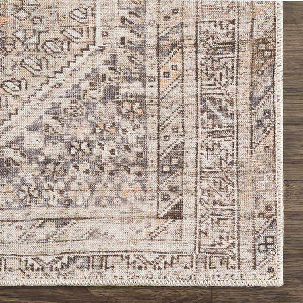 Sample Nadie Beige Medallion Area Rug