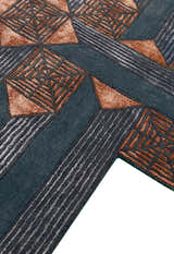 Empress Modern Geometrical Style Gray Hand Tufted 5x8 Wool Rug