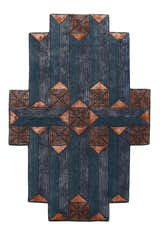 Empress Modern Geometrical Style Gray Hand Tufted 5x8 Wool Rug
