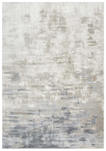 Close-up of the Rizzy EN7258 area rug with a contemporary beige, ivory, and gray abstract design. Design-Rectangle-58