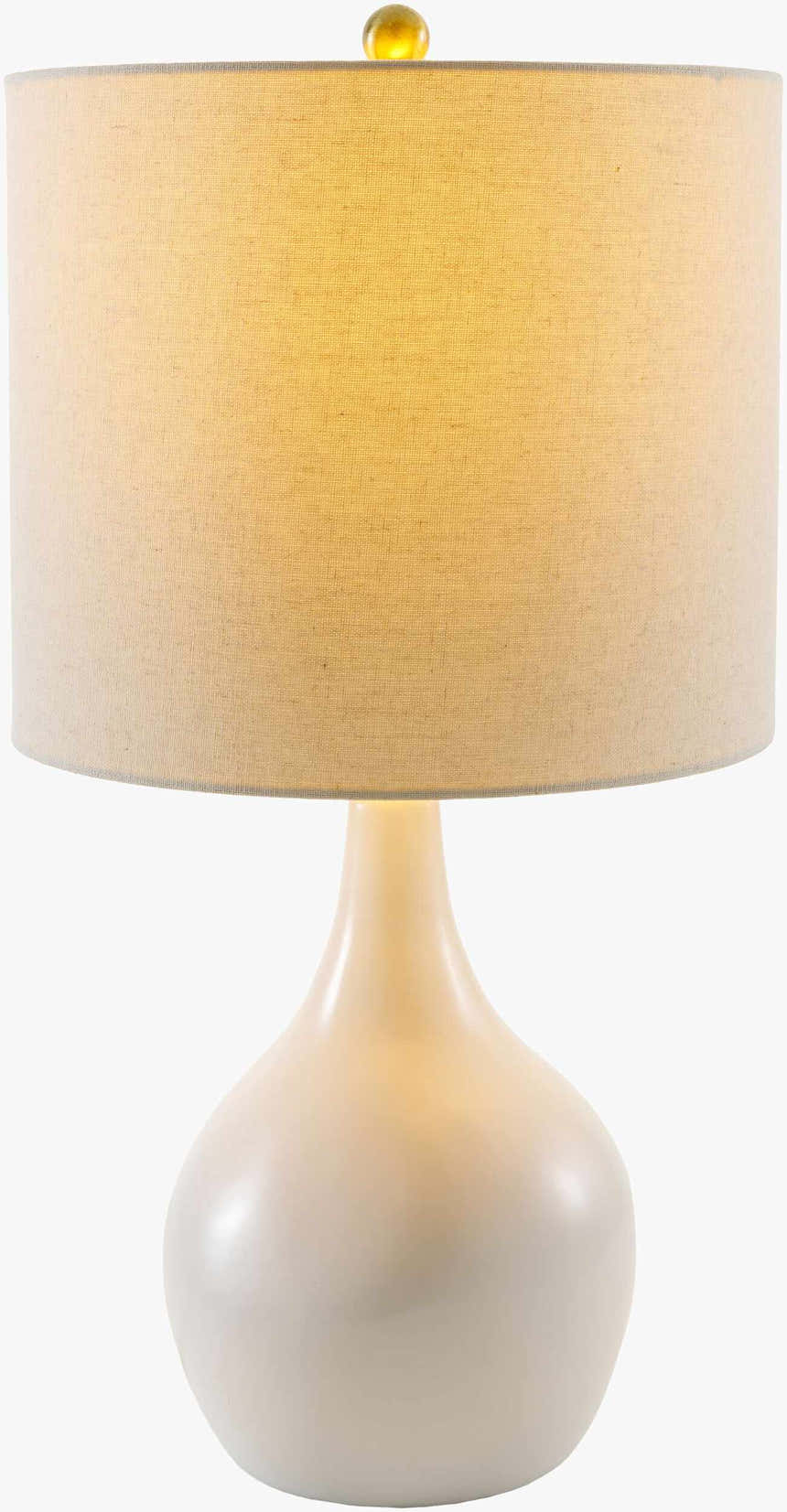 Sparanise Beige Ceramic Table Lamp