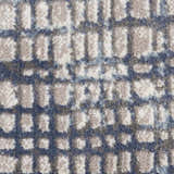 Close-up of the Nourison Urban Decor Grey Ivory Rug, featuring a modern, geometric pattern and soft, textured pile.