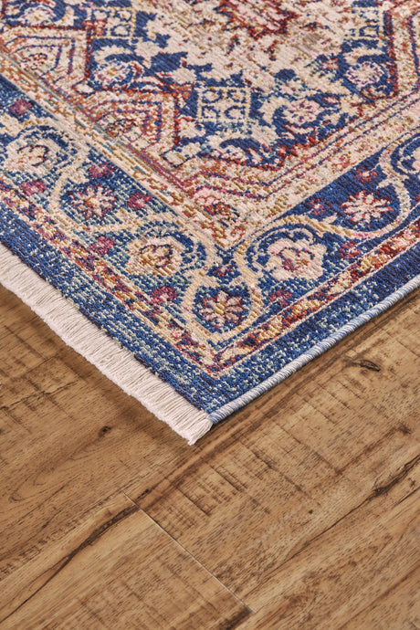Feizy Torina Traditional Oriental - Blue/Red/Gold Area Rug - Clearance