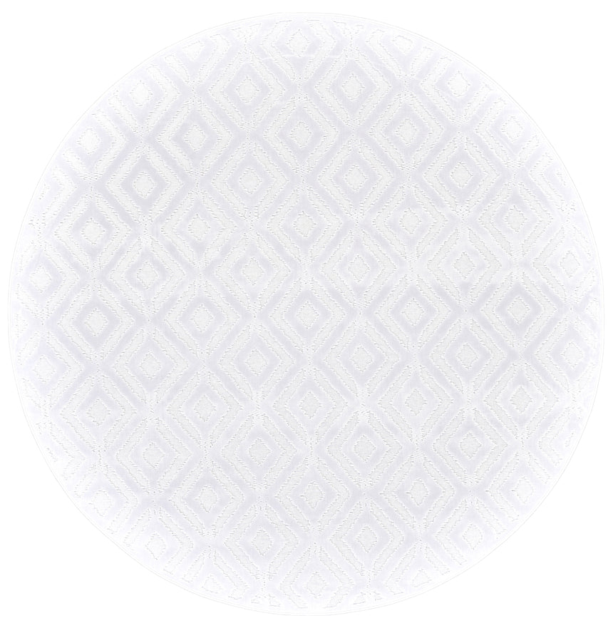 Feizy Saphir Mira Modern Solid - White Area Rug - Clearance