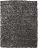 Close-up of the plush texture of the Feizy Darian Modern Solid Gray Area Rug. Design-Rectangle