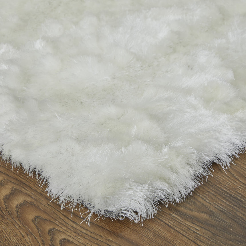 Feizy Indochine Modern Solid - White Area Rug