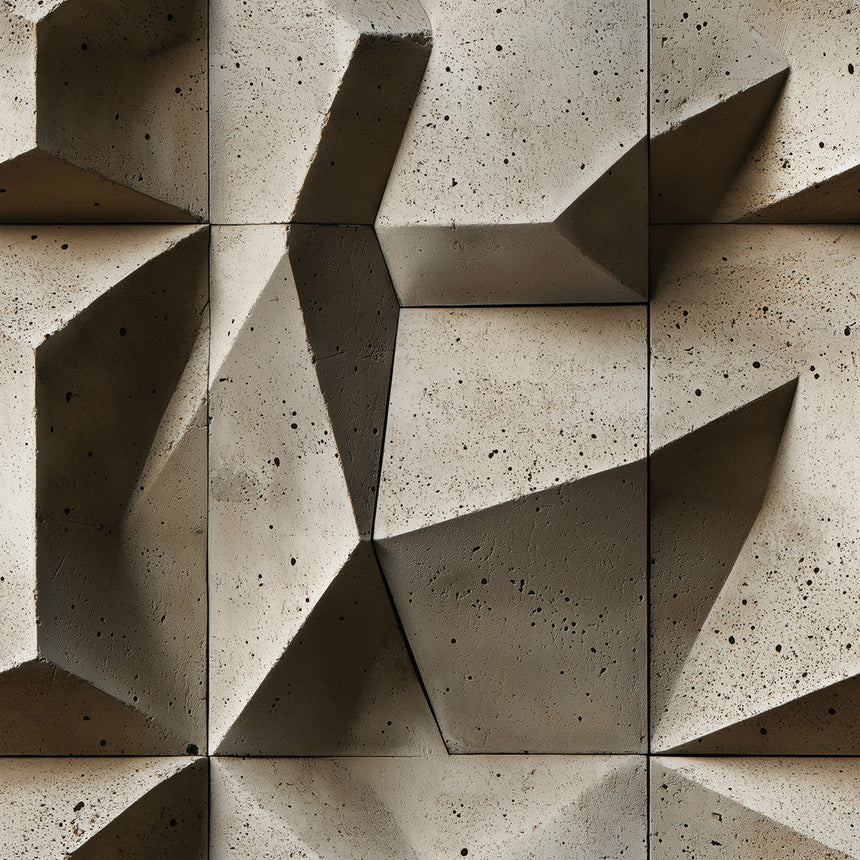 Sculpted Brutalist Concrete Forms