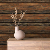 Warm Log Cabin Timber Wall