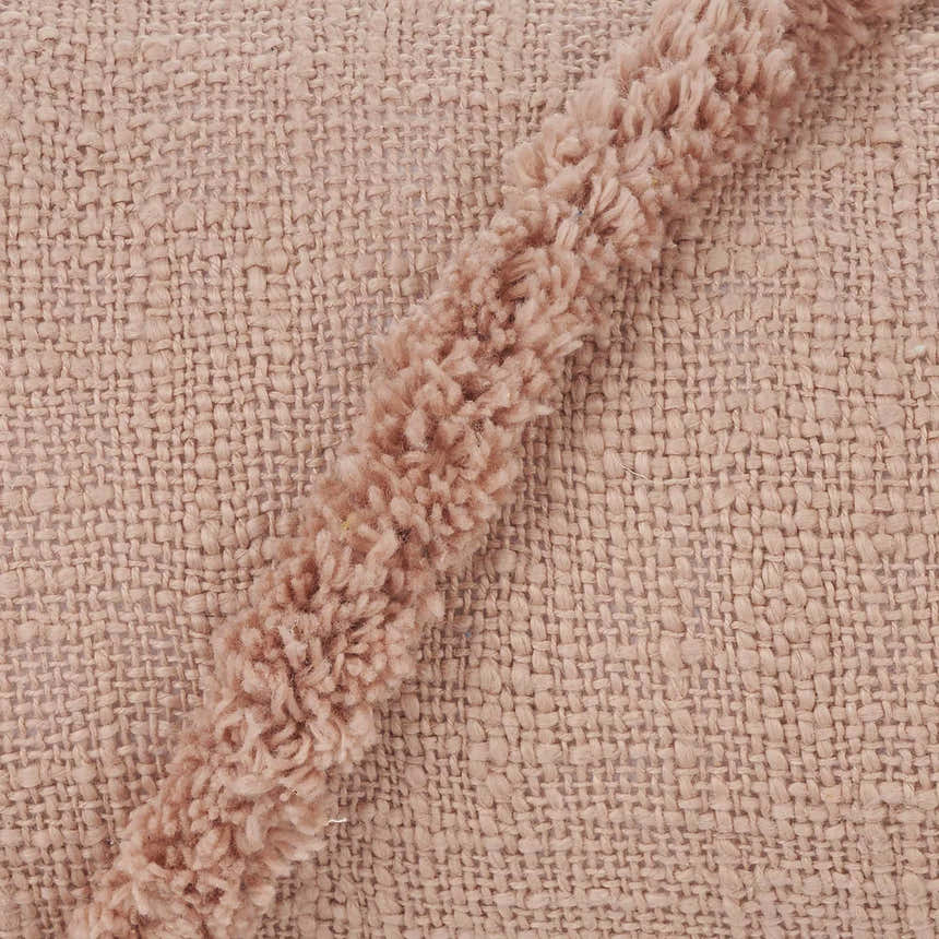 Mina Victory Lifestyle Distressed Diamond Blush Indoor Throw Pillow - Clearance