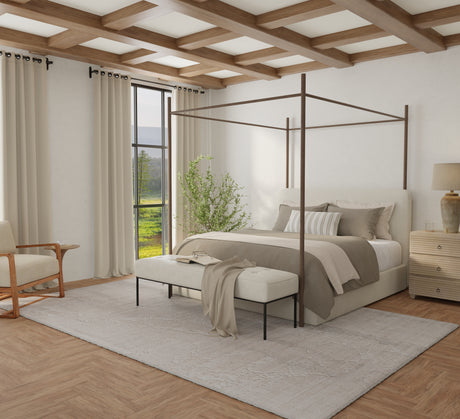 Feizy Aldrich Modern Solid - Tan/Ivory Area Rug