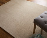 Feizy Luna Modern Solid - Tan Area Rug