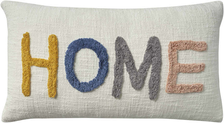 Mina Victory Lifestyle Tufted Home Multicolor Indoor Throw Pillow