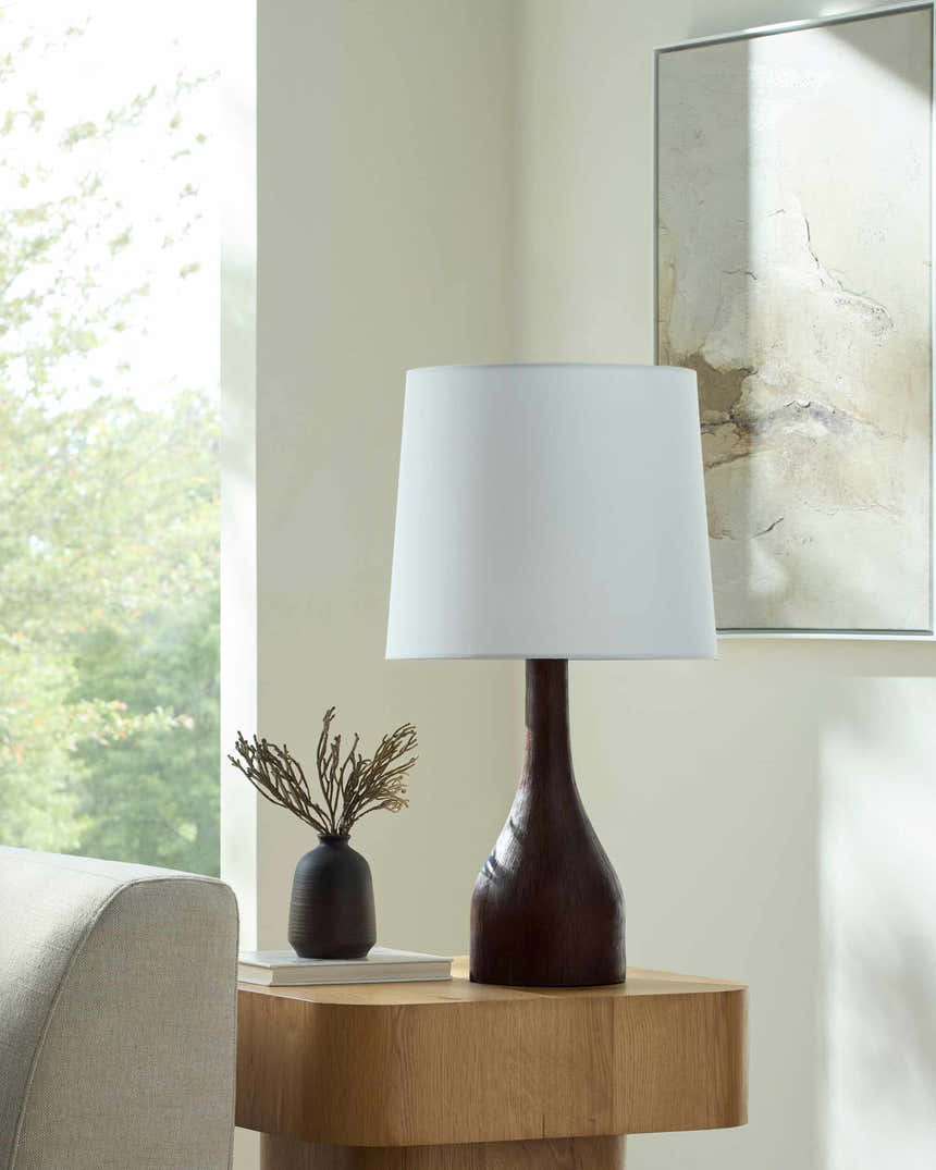 Schladming Dark Brown Table Lamp