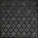 Nourison Easy Care Charcoal Black Modern Area Rug