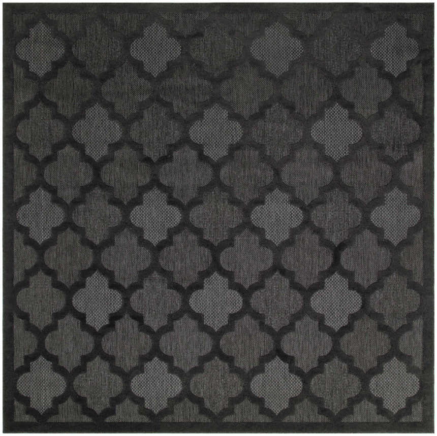 Nourison Easy Care Charcoal Black Modern Area Rug