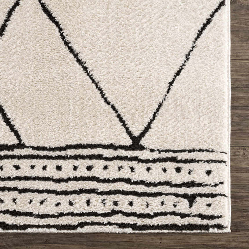 Sample Keone Black & White Thick Rug
