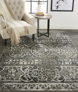 Feizy Kano Transitional Distressed - Gray/Ivory/Taupe Area Rug