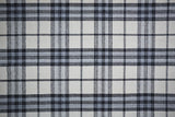 Feizy Crosby Transitional Plaid - Ivory/Blue/Black Area Rug - Clearance