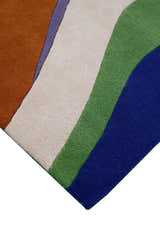 Flow Modern Abstract Colorful Hand Tufted 5x8 Wool Rug