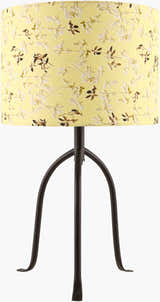 Soft Tan Traditional Table Lamp with linen details for bedside or console tables