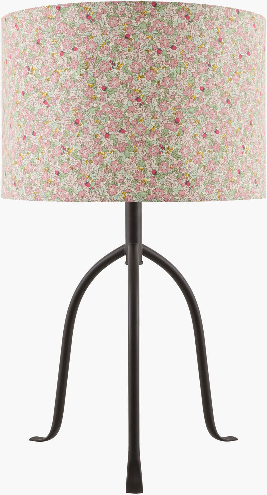 Bright Beige Traditional Table Lamp with linen details for bedside or console tables
