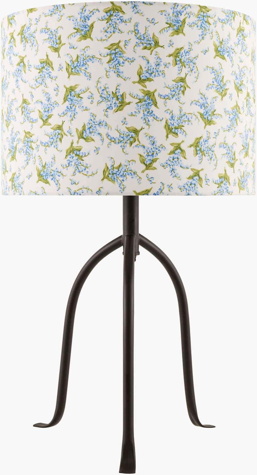 Warm Dark Gray Traditional Table Lamp with linen details for bedside or console tables