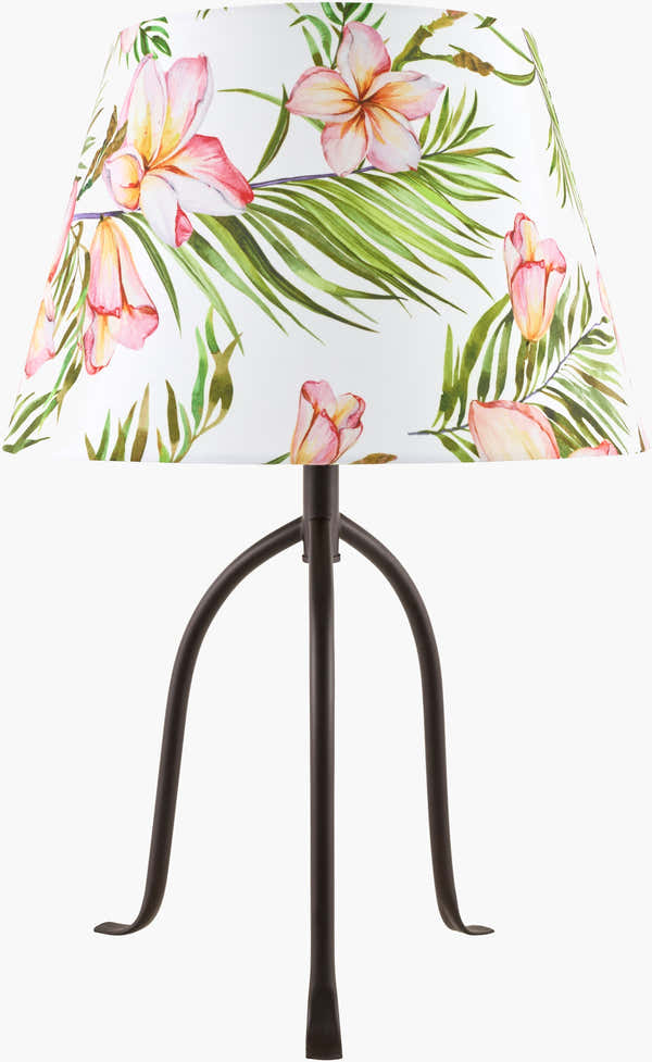 Bright Tan Traditional Table Lamp with linen details for bedside or console tables