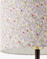 Deep Dark Gray Traditional Table Lamp with linen details for bedside or console tables