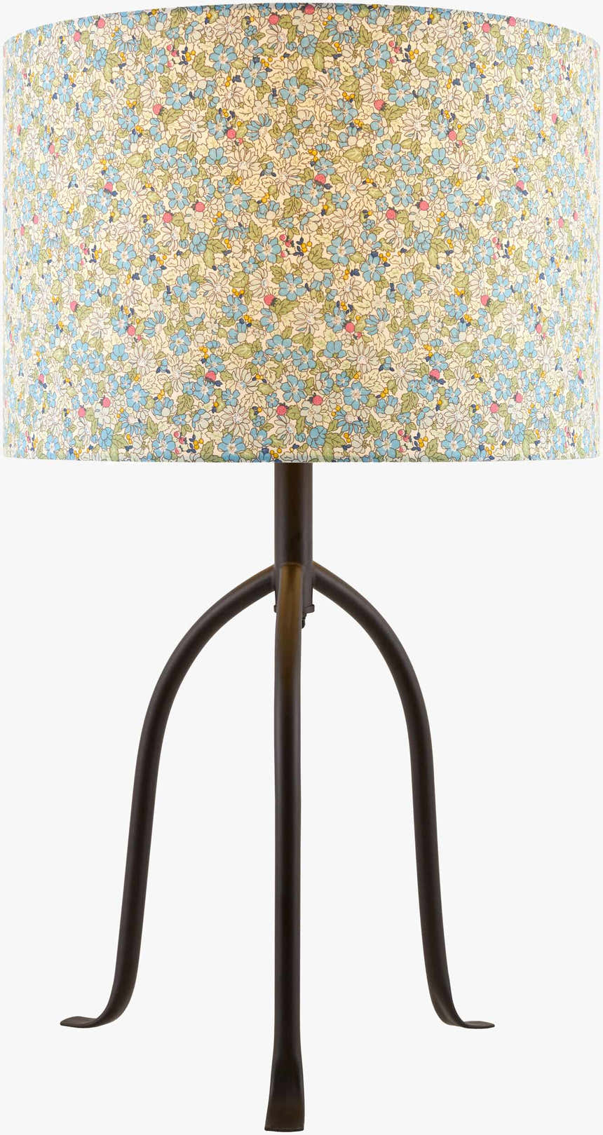 Cool Dark Gray Traditional Table Lamp with linen details for bedside or console tables
