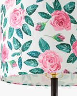 Cool Beige Traditional Table Lamp with linen details for bedside or console tables