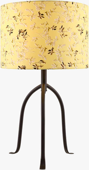 Soft Tan Traditional Table Lamp with linen details for bedside or console tables