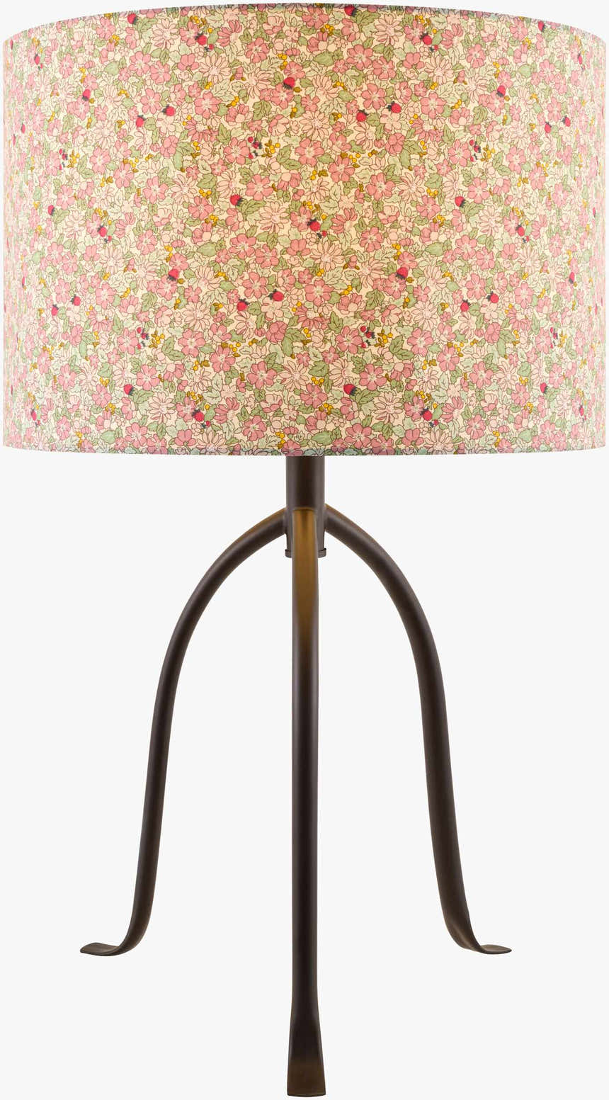 Bright Beige Traditional Table Lamp with linen details for bedside or console tables