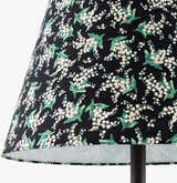 Rich Charcoal Traditional Table Lamp with linen details for bedside or console tables