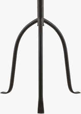 Natural Blue Traditional Table Lamp with linen details for bedside or console tables