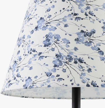 Soft Dark Gray Traditional Table Lamp with linen details for bedside or console tables