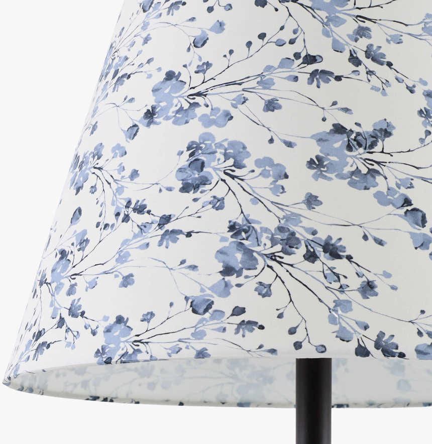 Soft Dark Gray Traditional Table Lamp with linen details for bedside or console tables