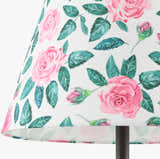 Rich Light Gray Traditional Table Lamp with linen details for bedside or console tables