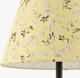Warm Tan Traditional Table Lamp with linen details for bedside or console tables