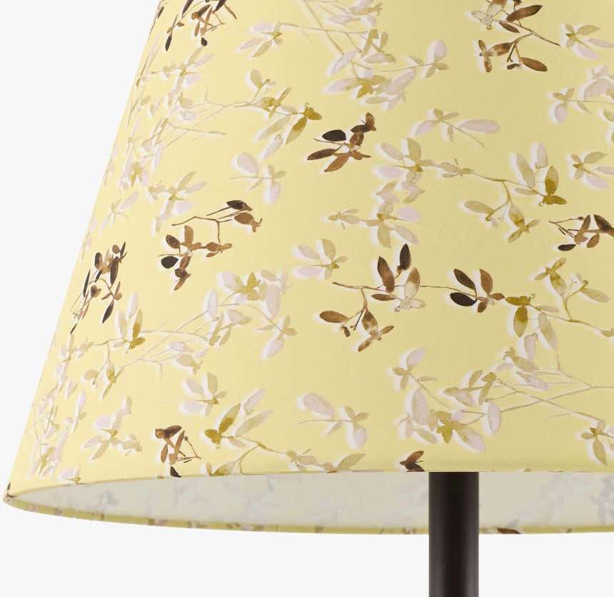 Warm Tan Traditional Table Lamp with linen details for bedside or console tables