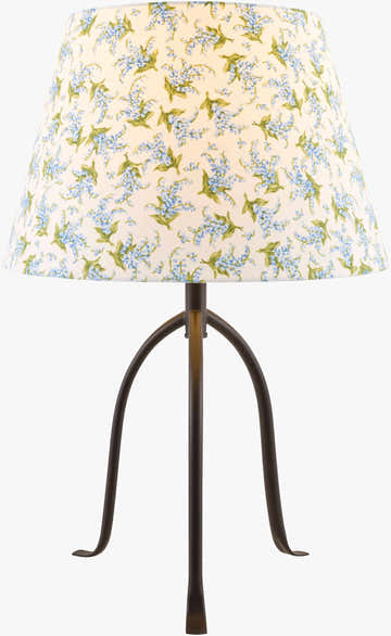 Rich Dark Gray Traditional Table Lamp with linen details for bedside or console tables