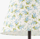 Rich Dark Gray Traditional Table Lamp with linen details for bedside or console tables