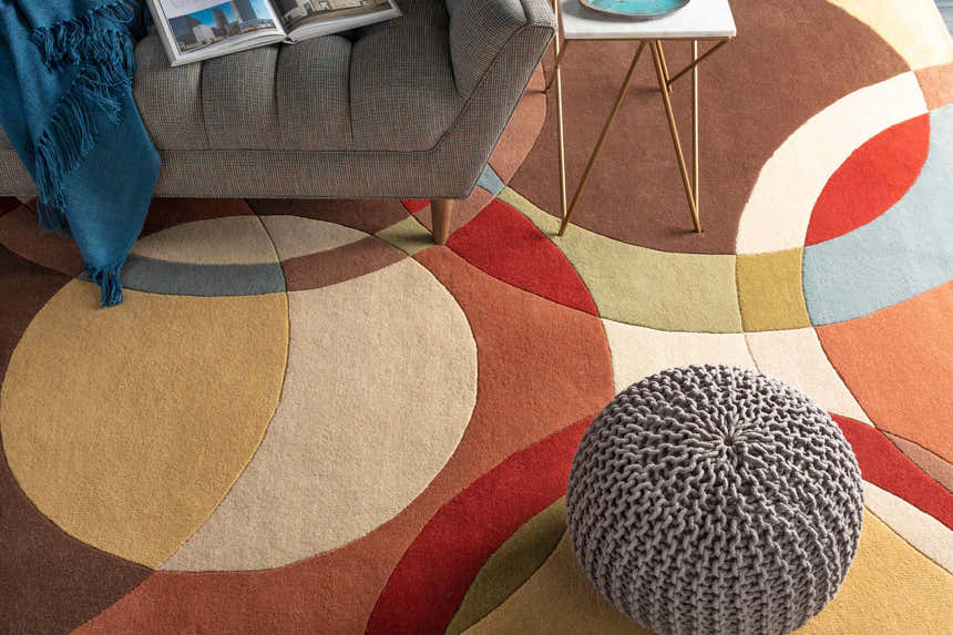 Issenheim Gray Cotton Pouf