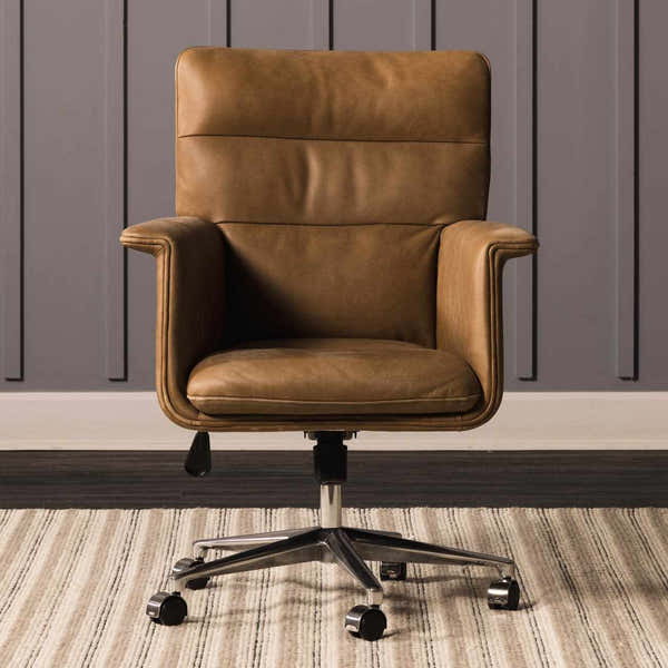 Four Hands Zari Distressed Allover Floral with Blue Border - Rust/Multi Area Rug