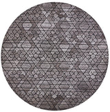 Feizy Asher Transitional Geometric - Taupe/Black/Gray Area Rug - Clearance