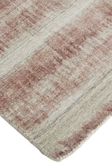 Feizy Mackay Transitional Stripes - Tan/Ivory/Pink Area Rug