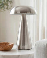 Takhatgarh Metallic - Nickel Table Lamp